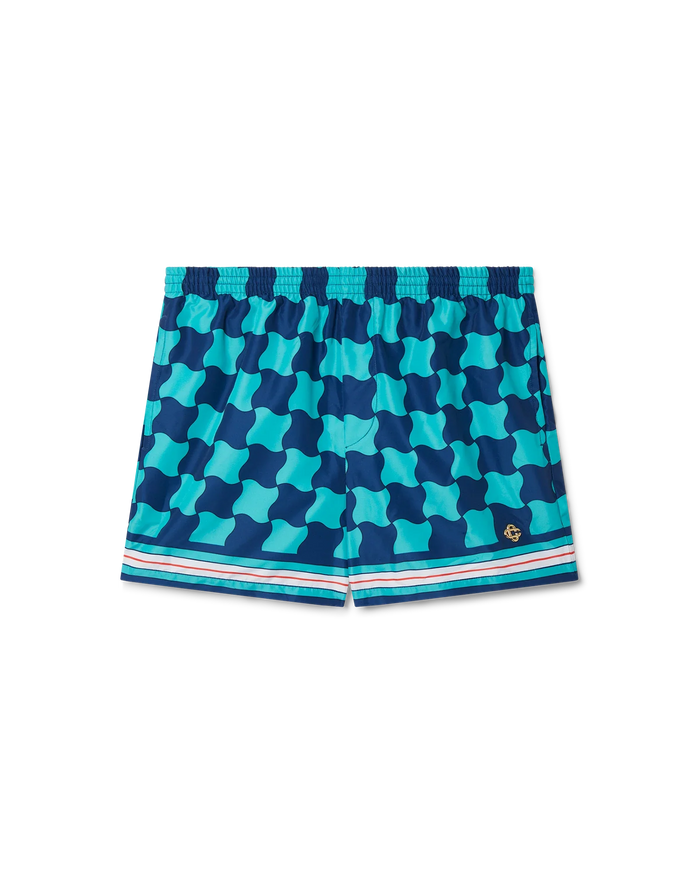 Pool Tile Swim Trunks