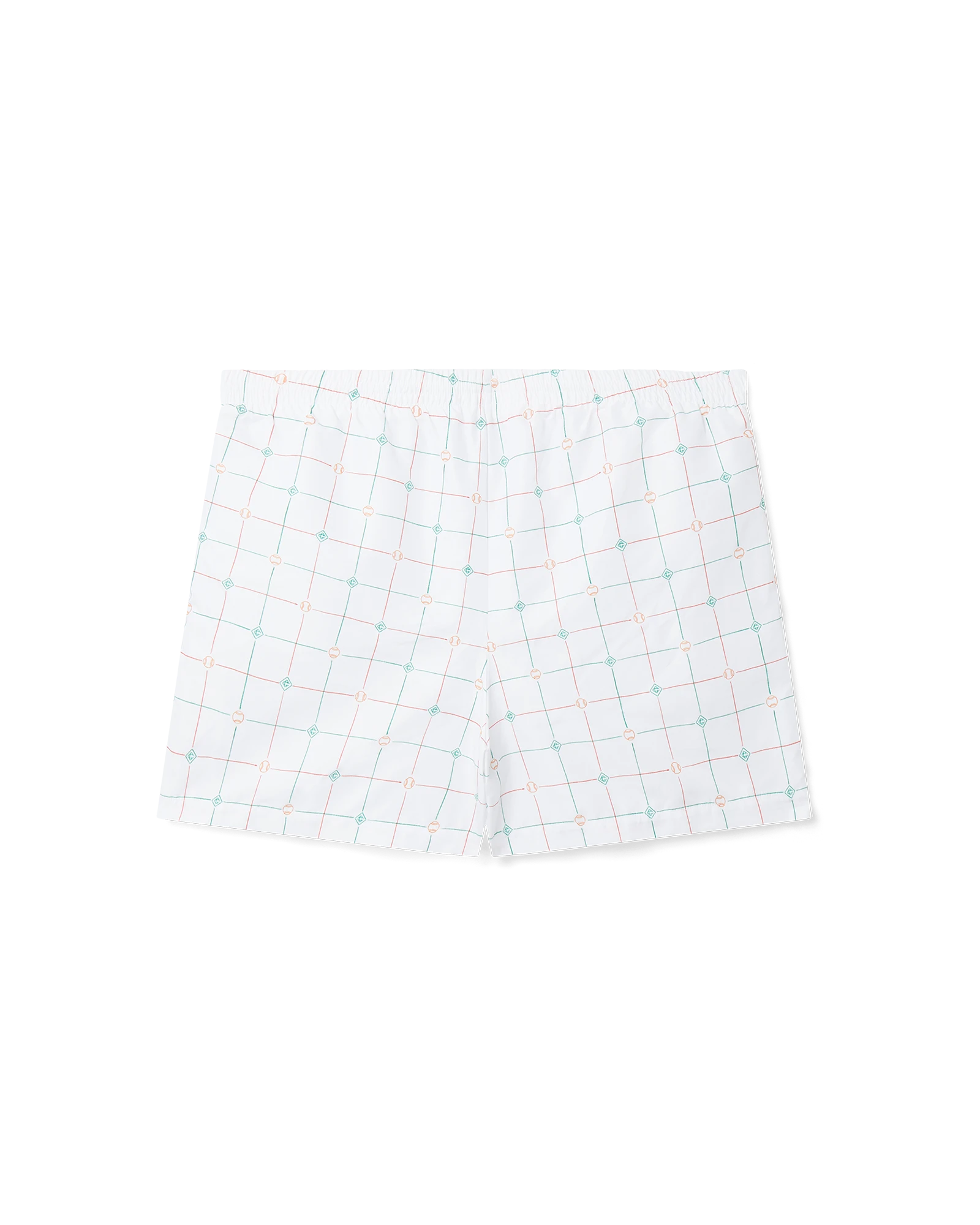 Tennis Check Swim Trunks