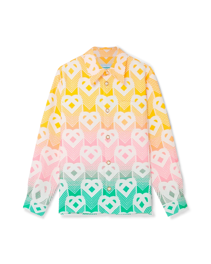 Gradient Heart Shacket