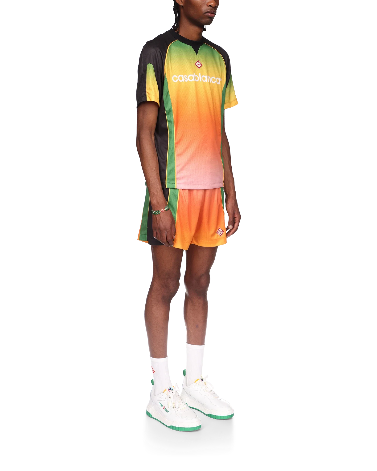 Maillot de football à manches courtes dégradé