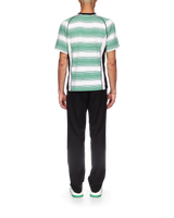 Gradient Stripe Panelled T-Shirt