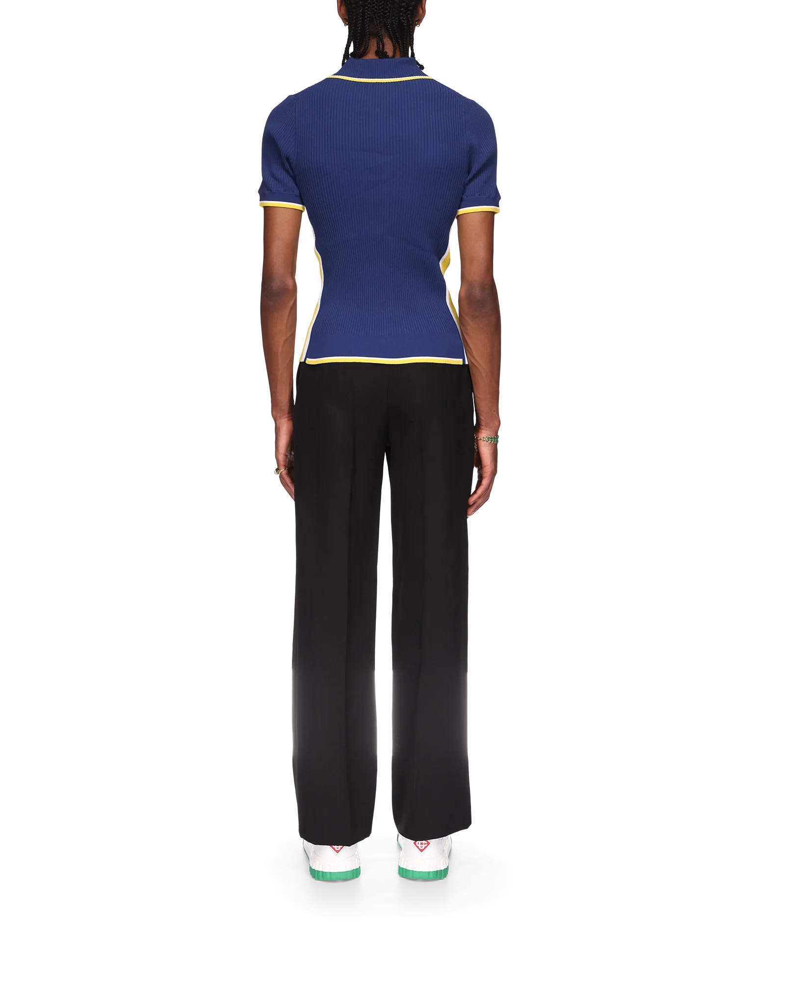 Rib Polo Shirt