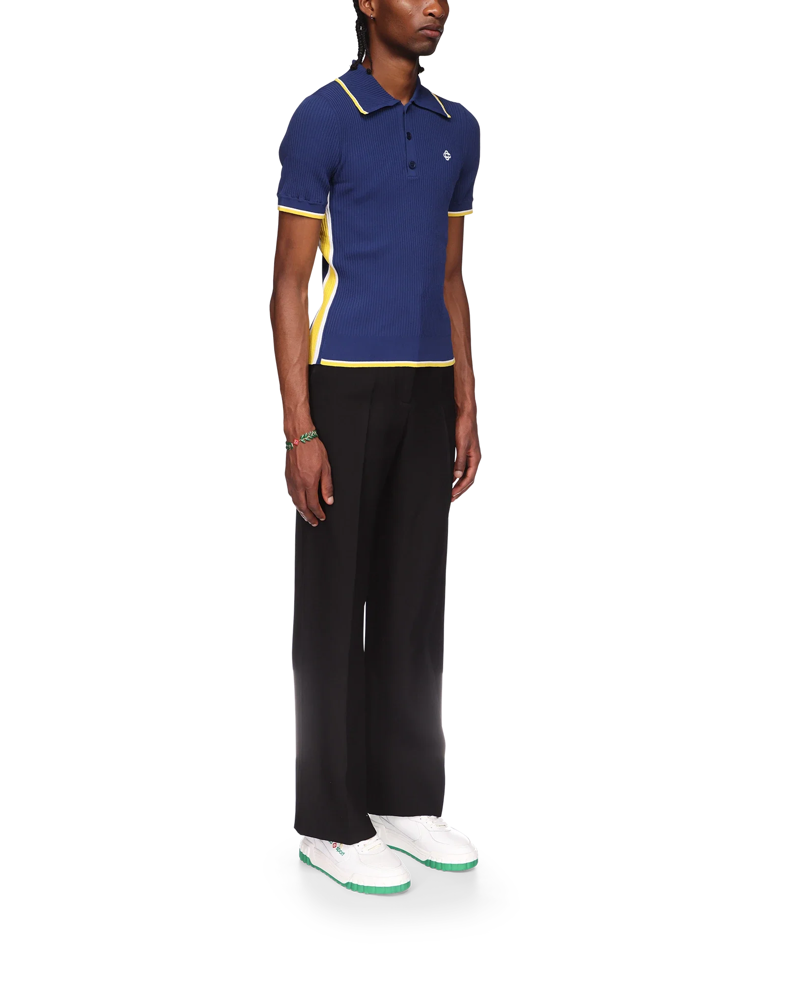 Rib Polo Shirt