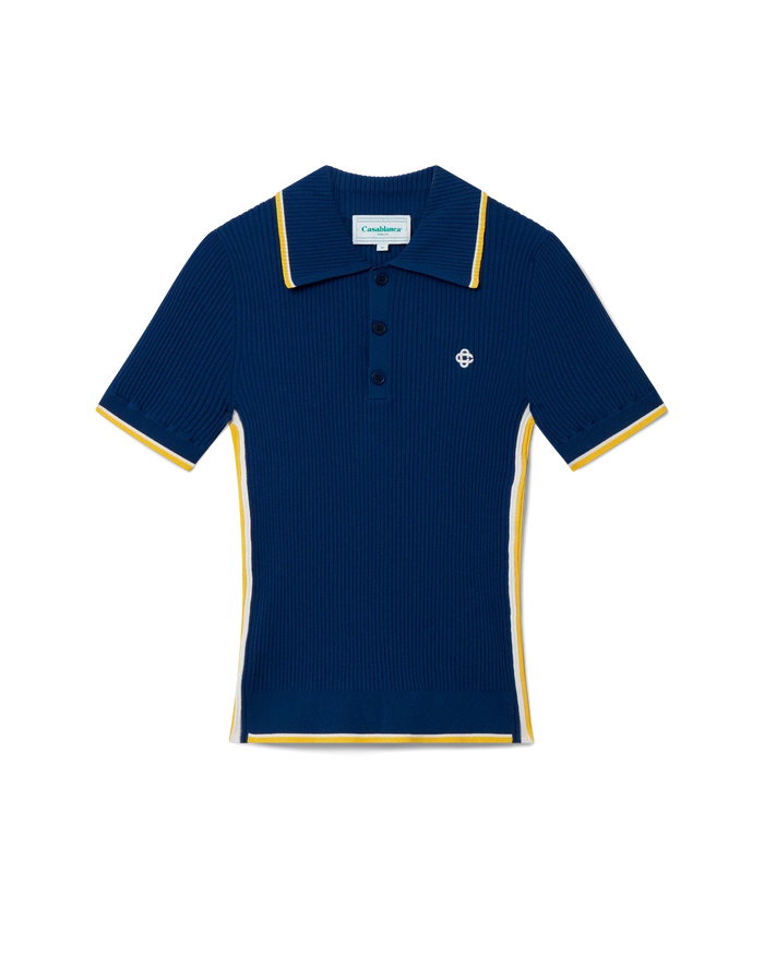 Rib Polo Shirt