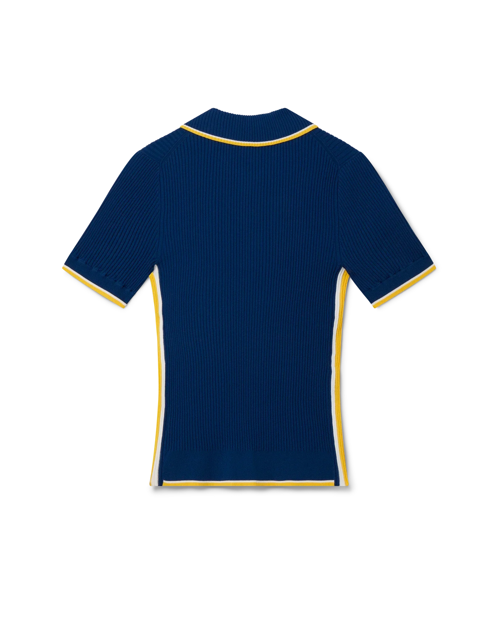 Rib Polo Shirt