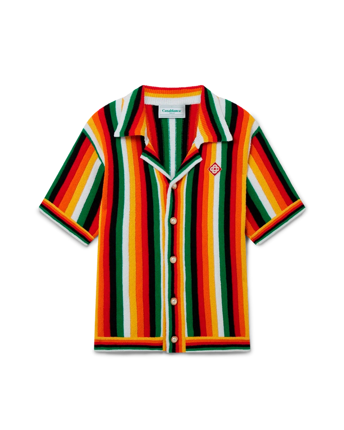 Striped Towelling Shirt