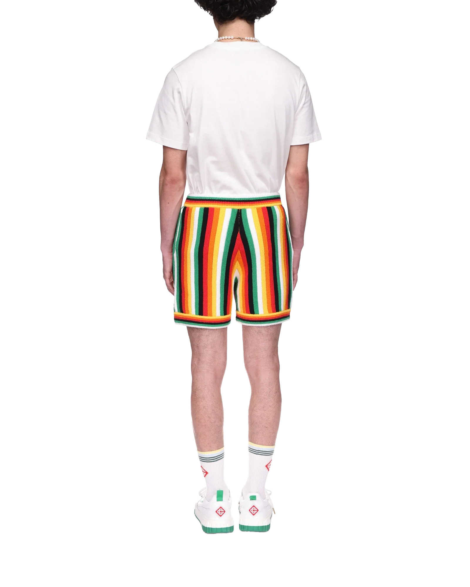 Striped Towelling Shorts