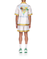 Afro Cubism Tennis Club Silk Shirt