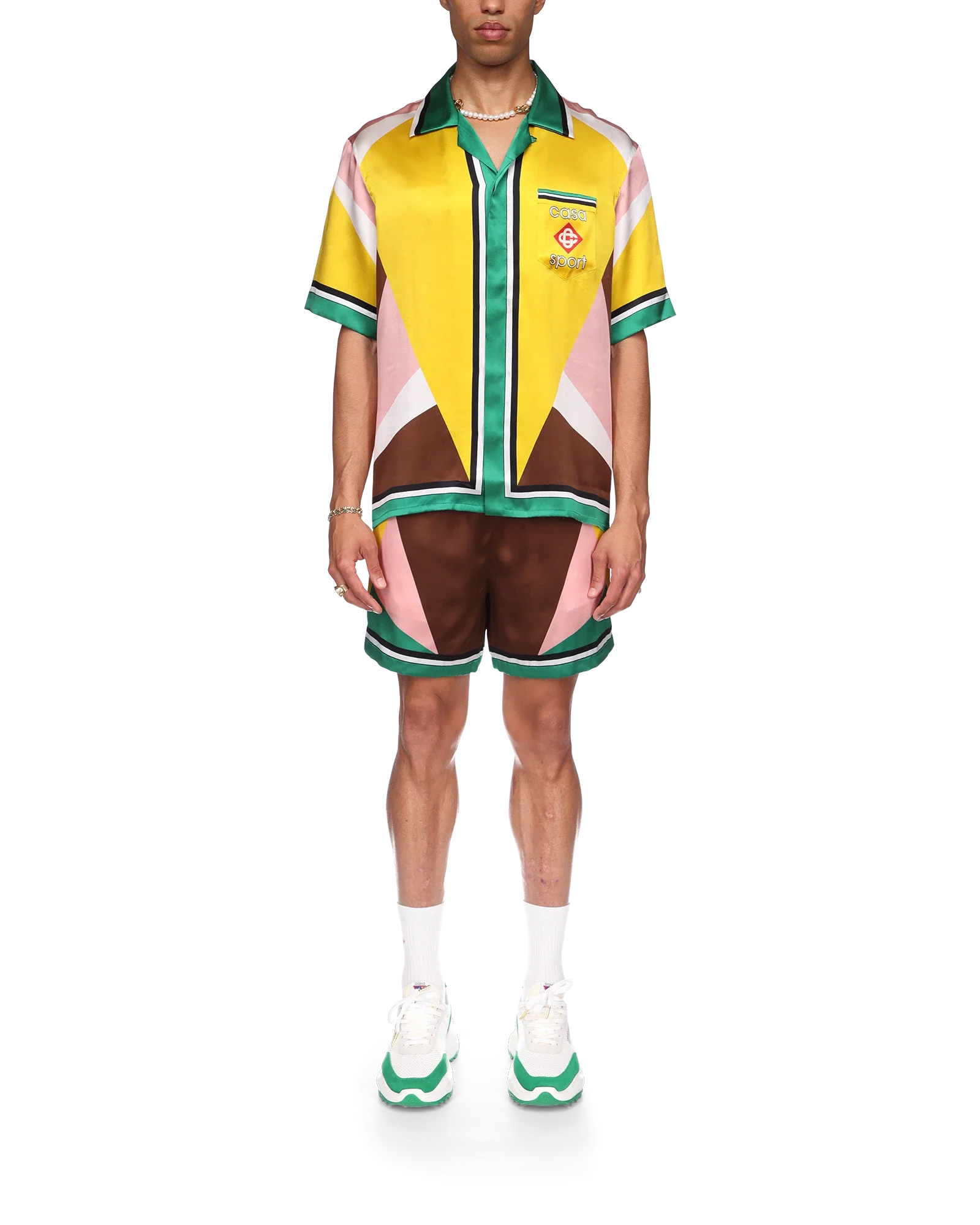 Casa Sport Short Sleeve Silk Shirt