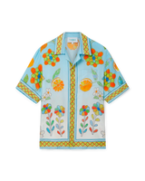 Yoruba Flowers Silk Shirt