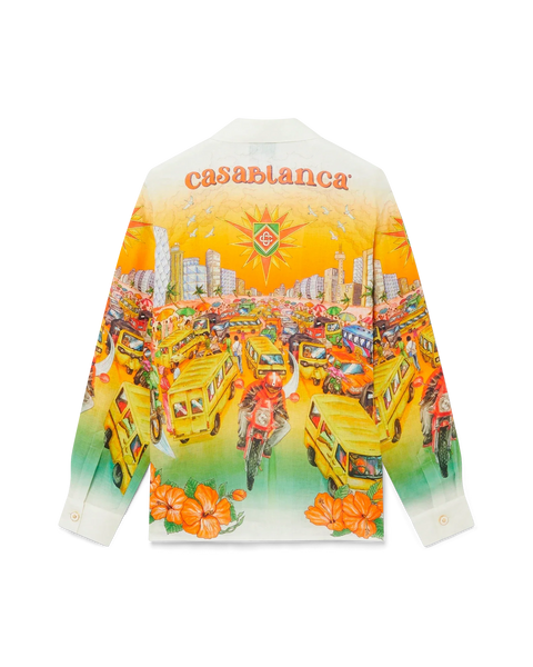 Traffic Linen Shirt | Casablanca Paris