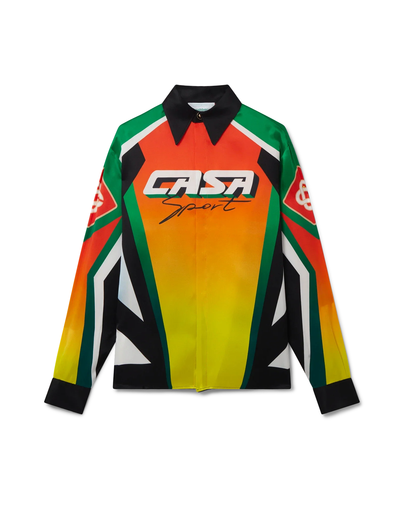 Chemise en soie à manches longues Casa Moto Sport
