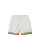 Afro Cubism Tennis Club Silk Shorts