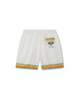 Afro Cubism Tennis Club Silk Shorts