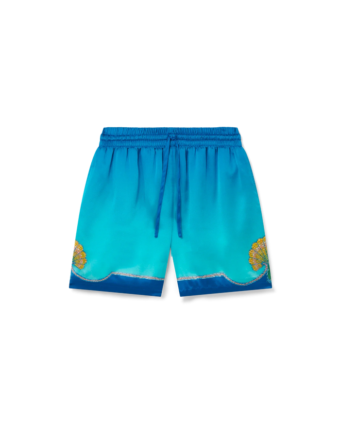 Coquillage Coloré Silk Shorts