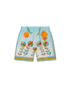 Yoruba Flowers Silk Shorts