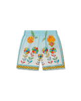 Yoruba Flowers Silk Shorts