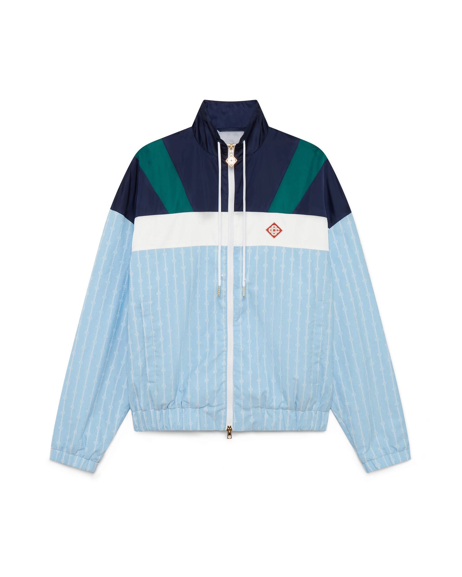 Pinstripe Laurel Track Jacket