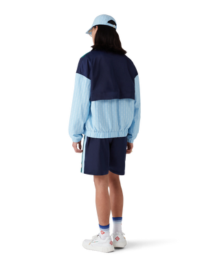 Pinstripe Laurel Track Jacket