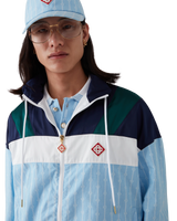 Pinstripe Laurel Track Jacket