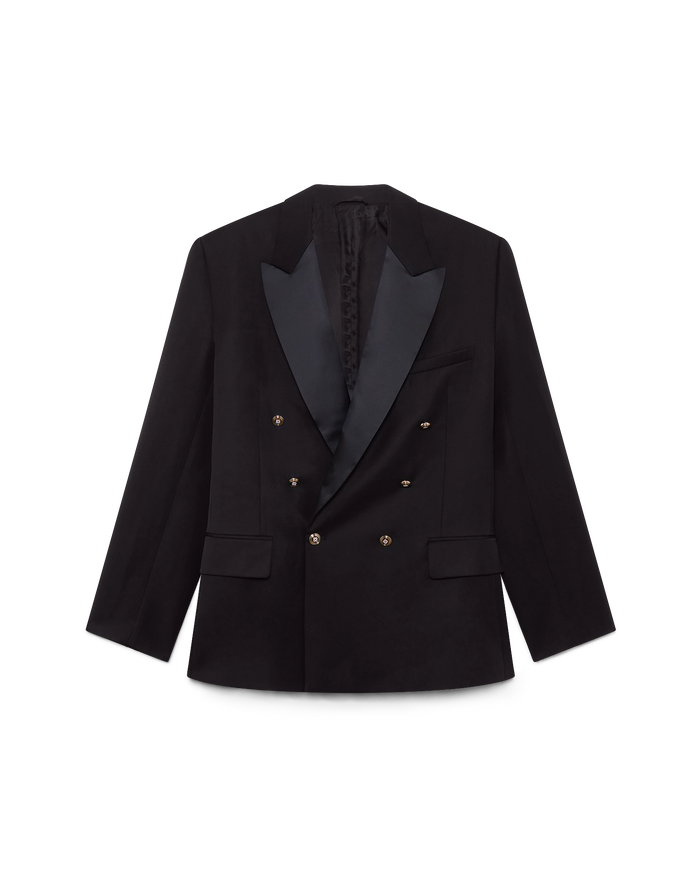 Wool Double Breasted Blazer