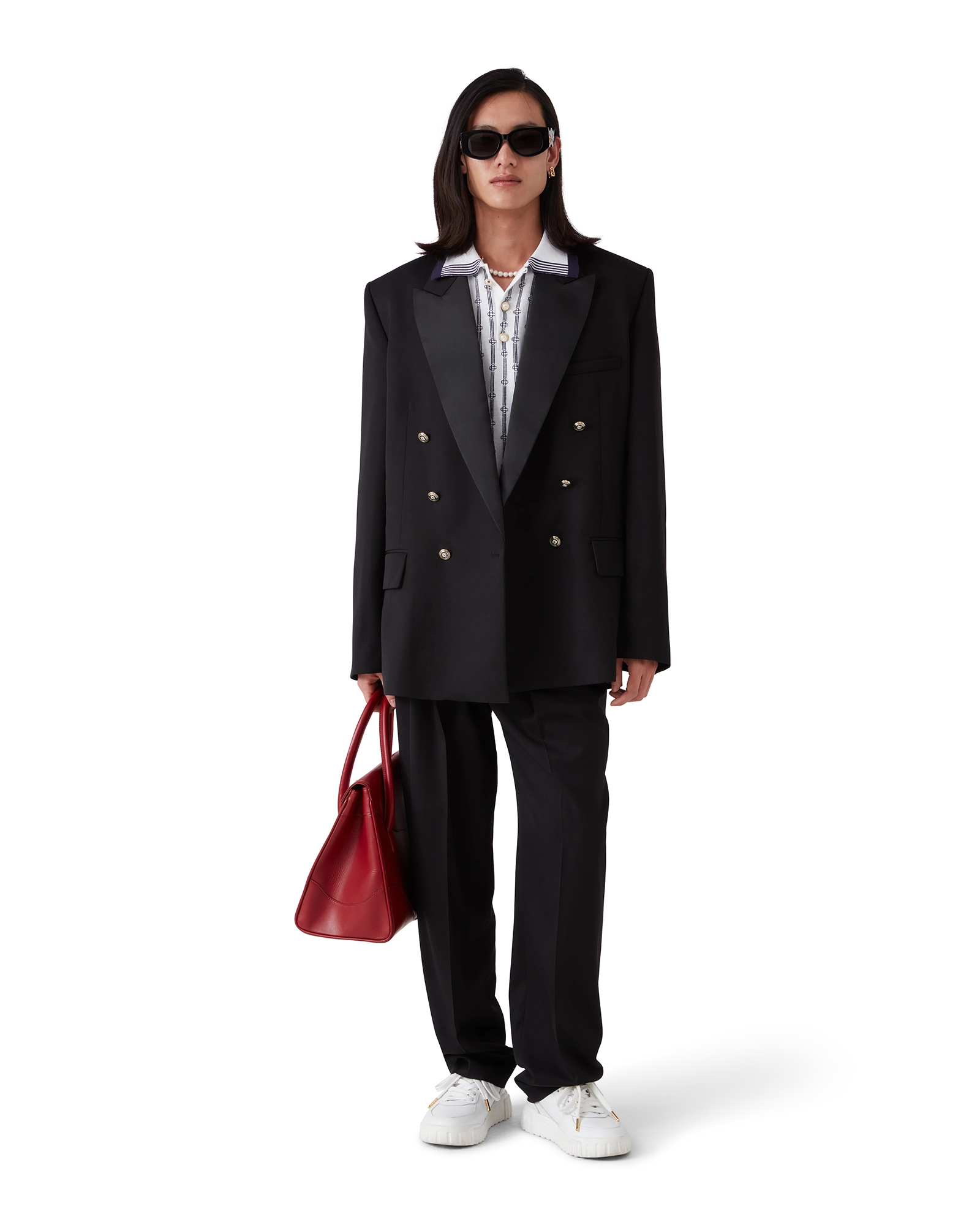 Wool Double Breasted Blazer