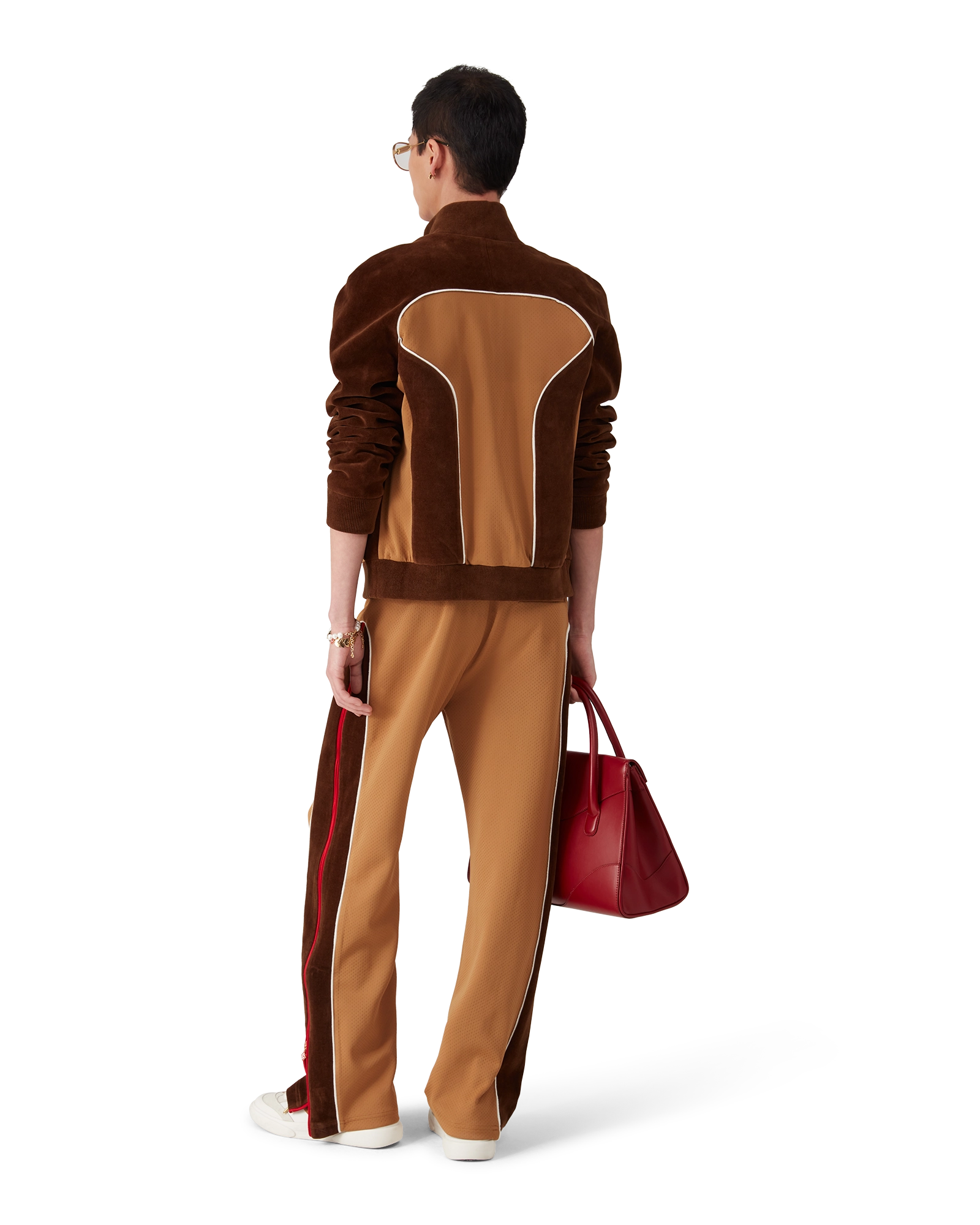 Chenille Panelled Track Jacket