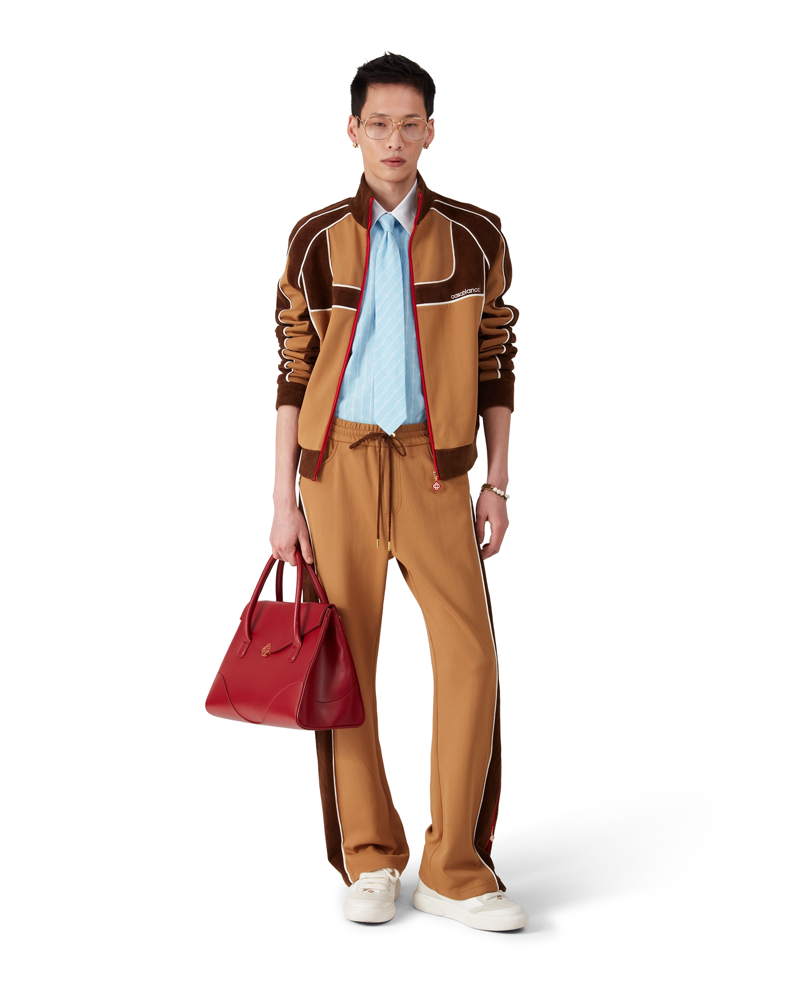 Chenille Panelled Track Jacket