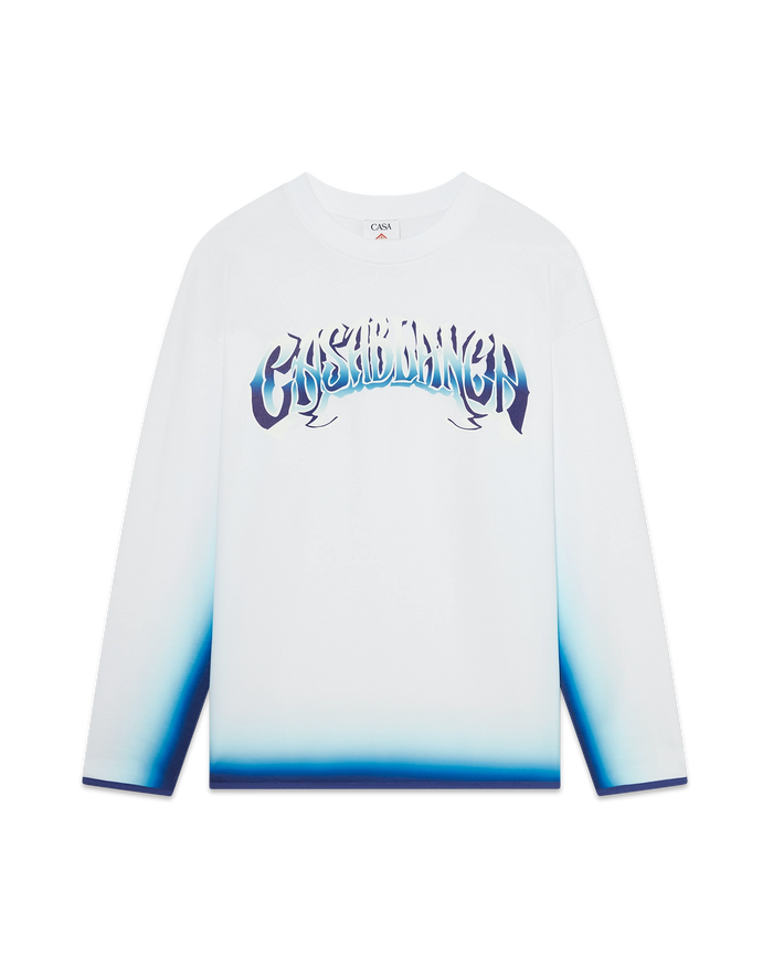 Blue Fade Long Sleeve T-Shirt