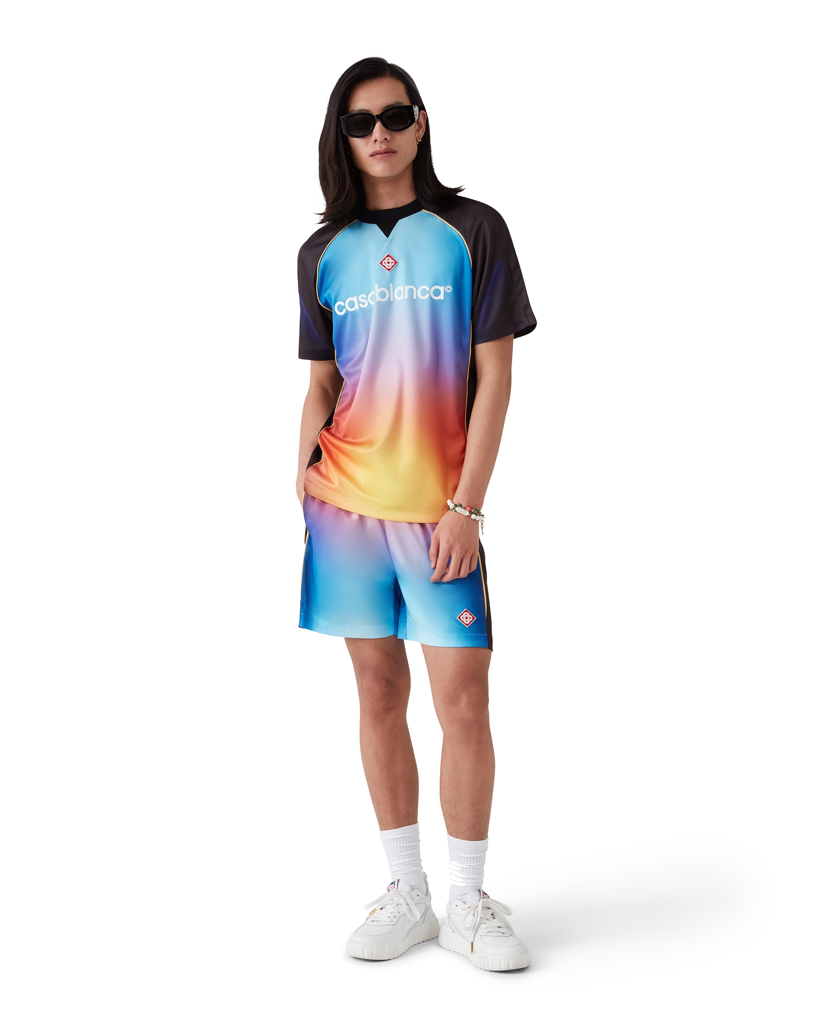 Gradient Short Sleeve Football Shirt