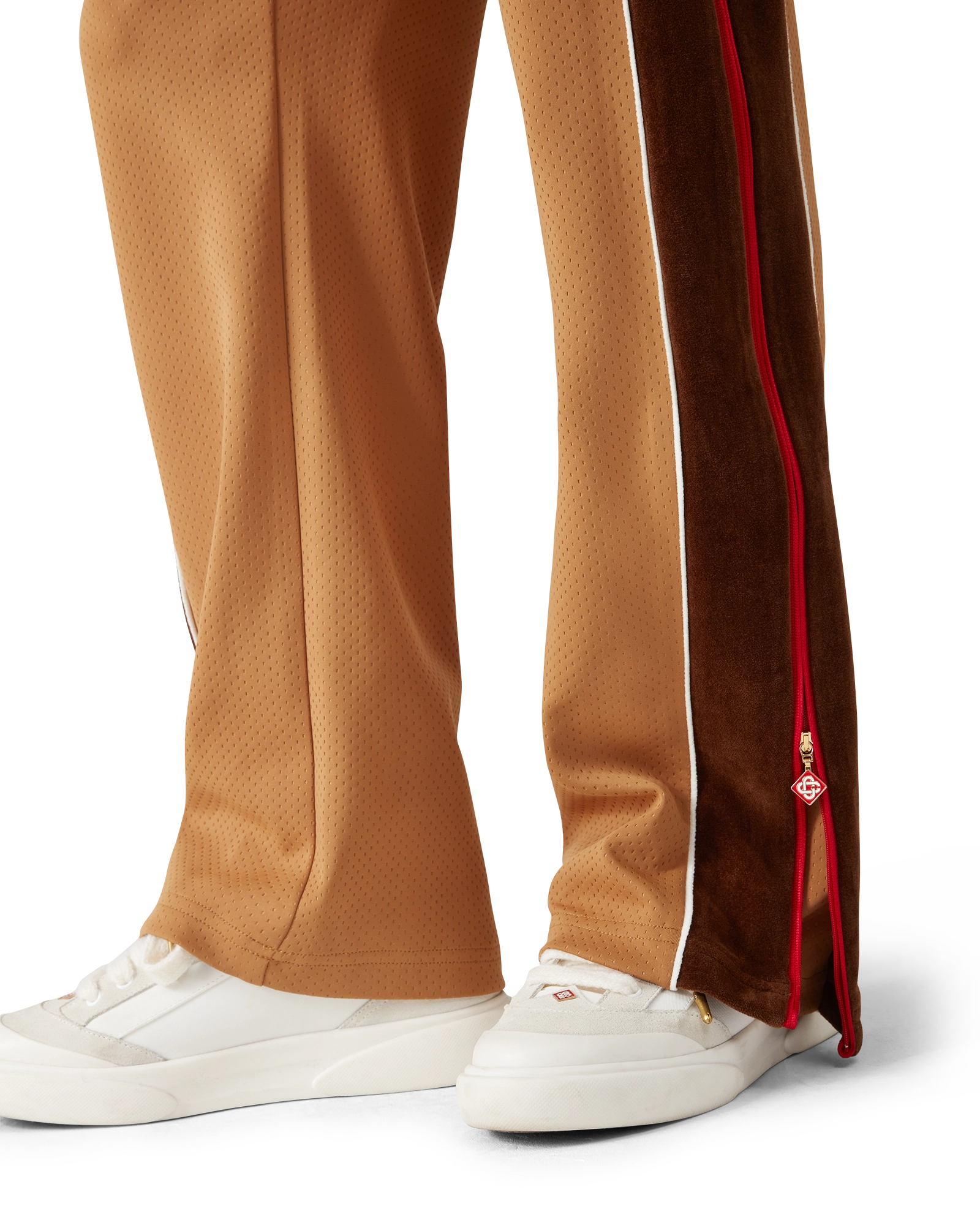 Chenille Panelled Track Pants