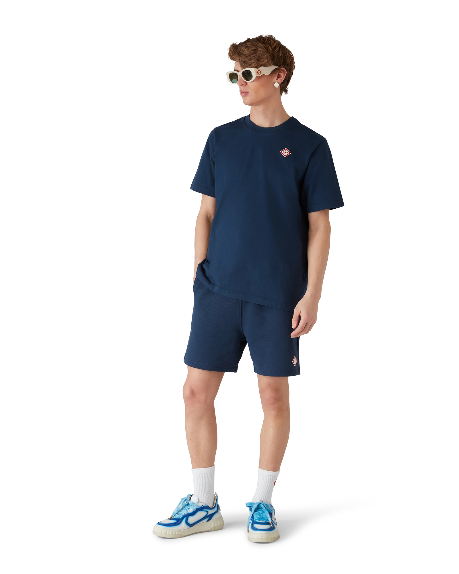 Navy Diamond Logo Short Sleeve T-Shirt