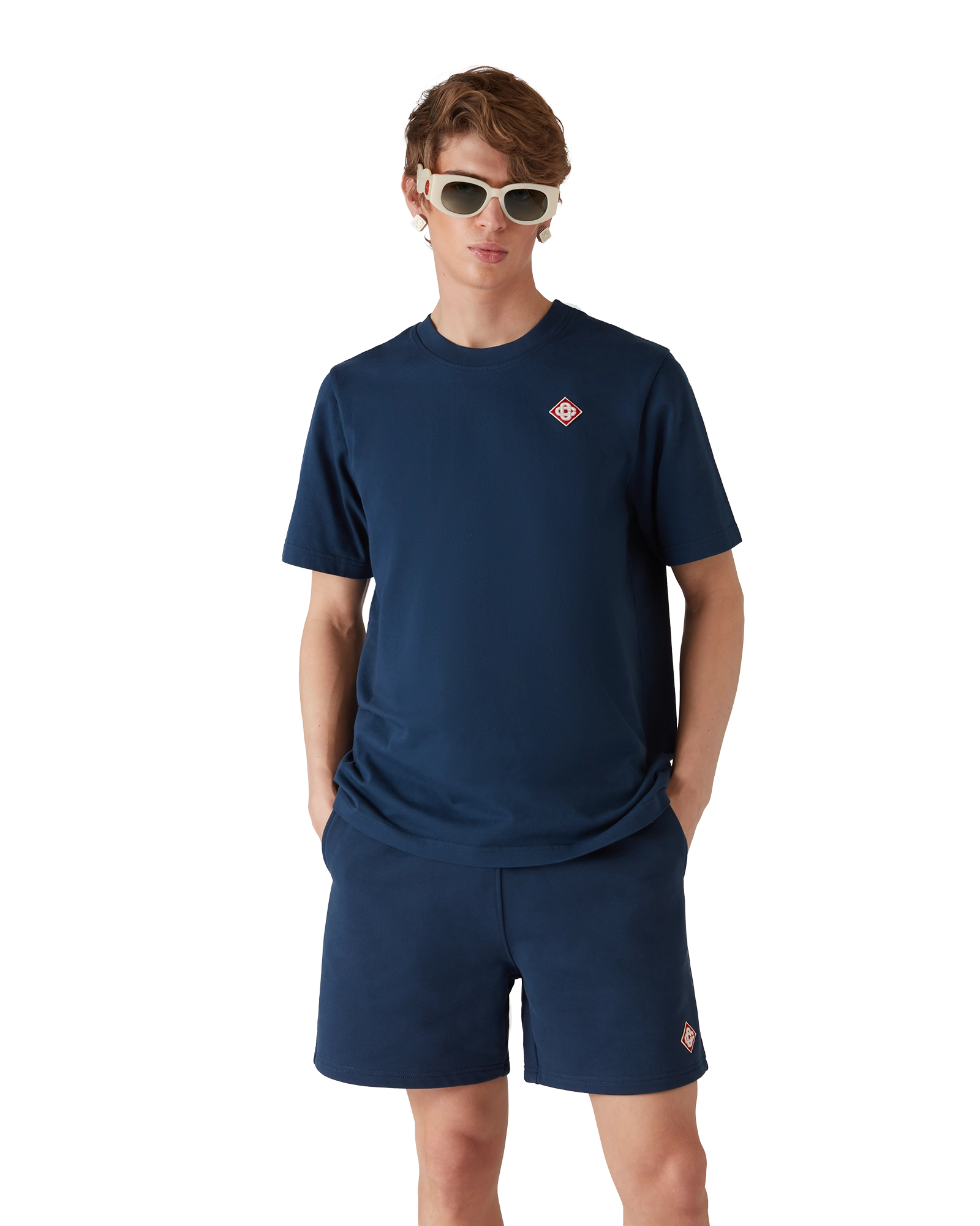 Navy Diamond Logo Short Sleeve T-Shirt