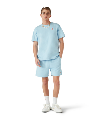 Light Blue Diamond Logo Short Sleeve T-Shirt