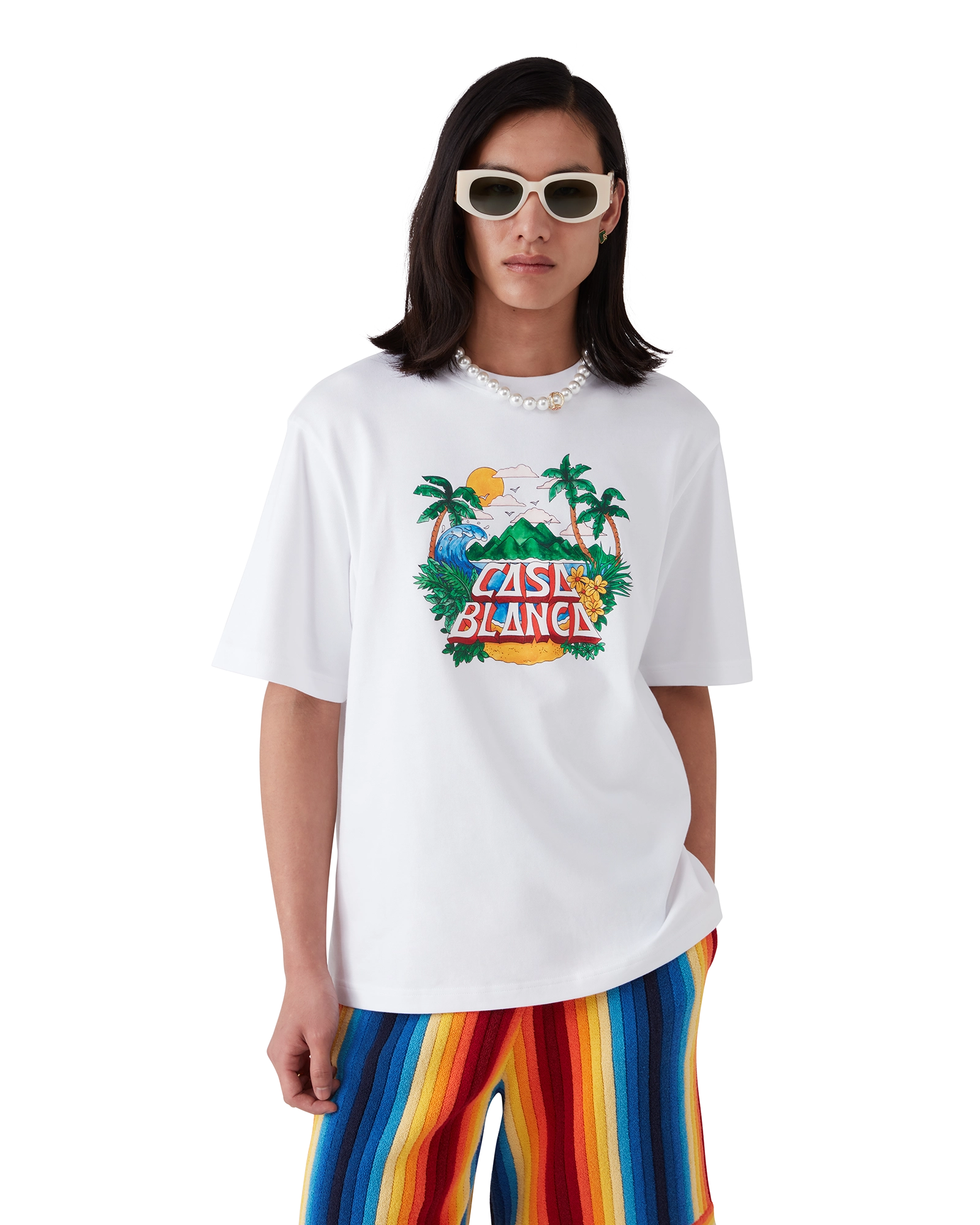 Casa Beach Wave Short Sleeve T-Shirt