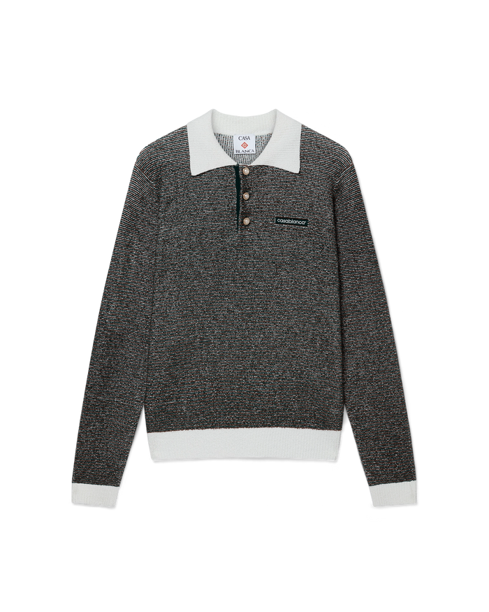 Boucle Stripe Polo Shirt