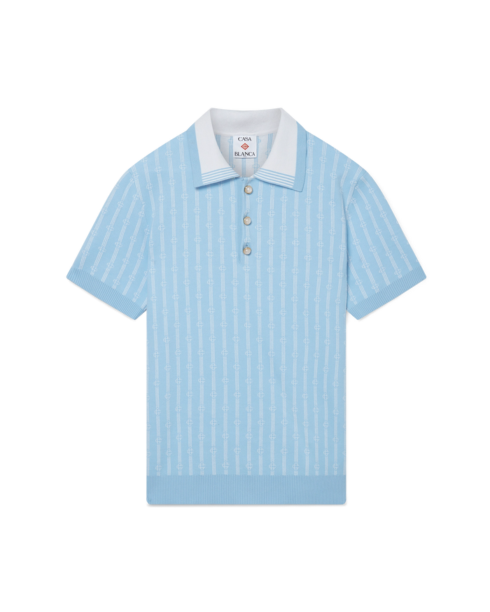 Monogram Polo Shirt | Casablanca Paris Monogram Polo Shirt | Casablanca Paris