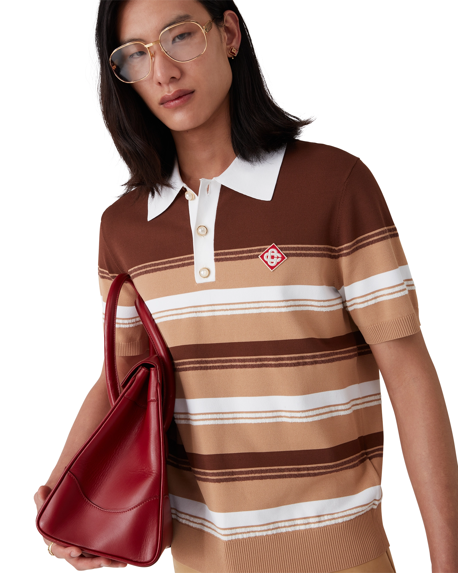 Stripe Polo Shirt