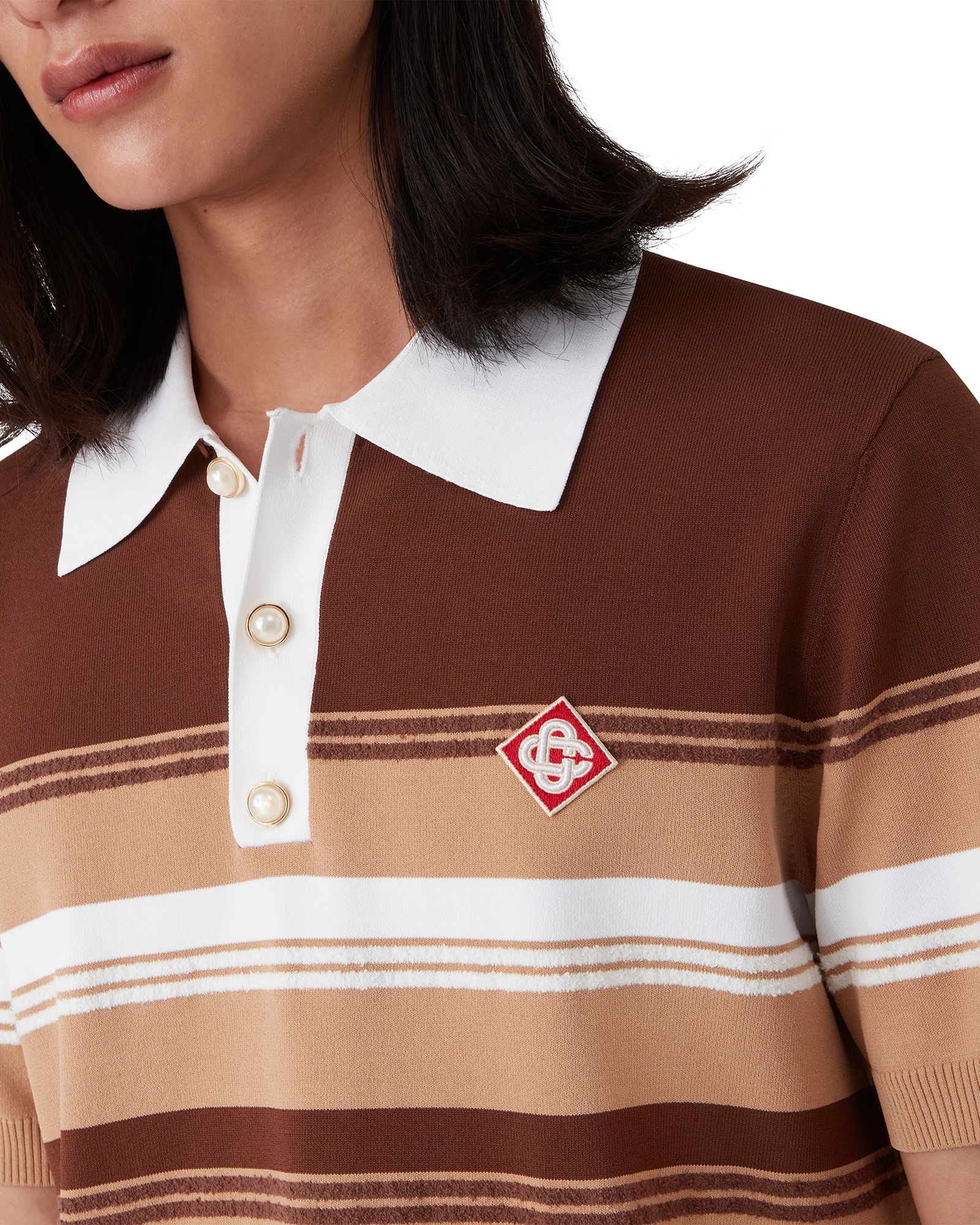 Stripe Polo Shirt