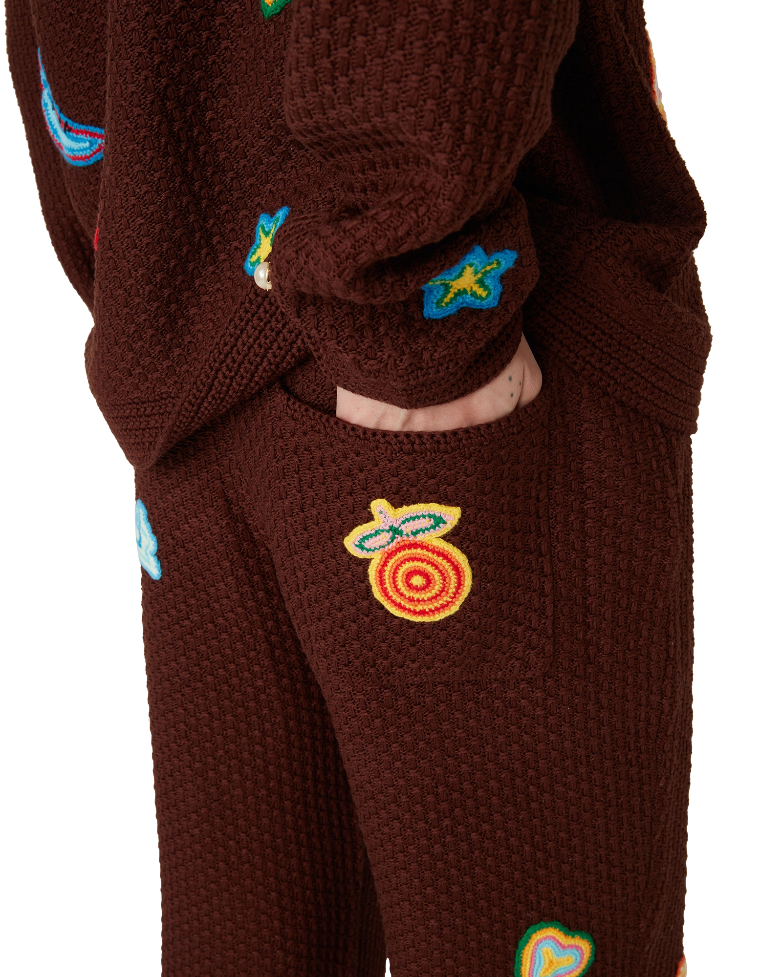 Motif Crochet Trousers