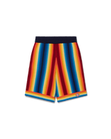 Gradient Stripe Towelling Shorts