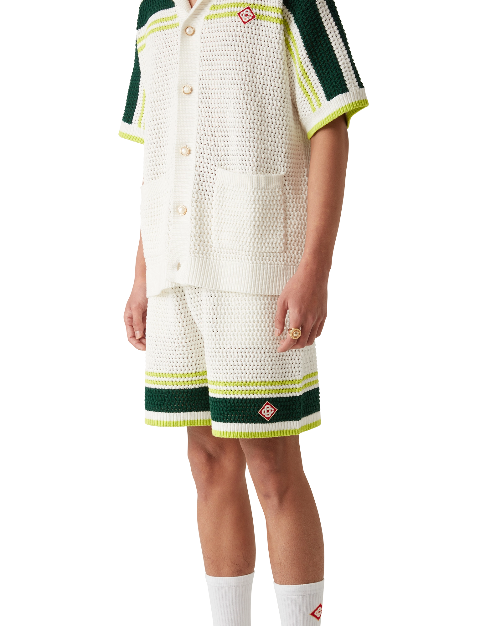 Short de tennis en crochet