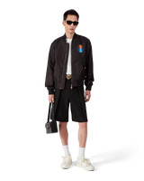 Organza Gradient Bomber Jacket