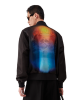 Organza Gradient Bomber Jacket