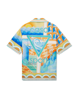 Surreal Pool Short Sleeve Silk Shirt