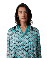 Monogram Wave Silk Shirt