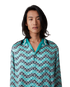 Monogram Wave Silk Shirt