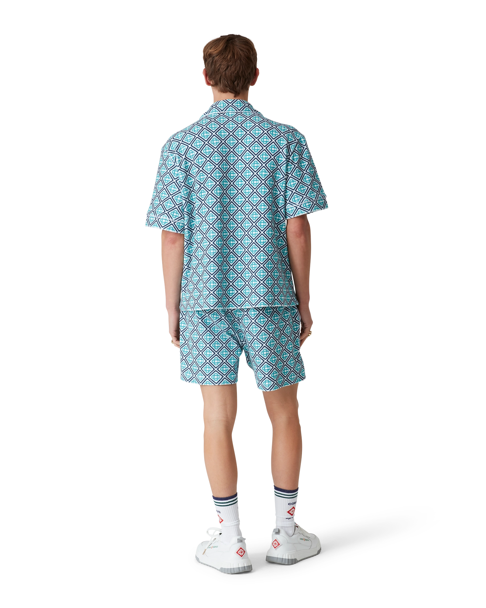 Monogram Short Sleeve Towelling Shirt