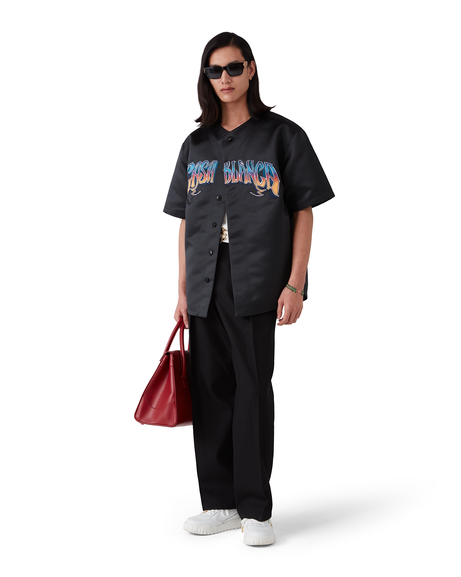 Gothic Baseball Short Sleeve Shirt