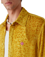 Floral Devoré Silk Shirt